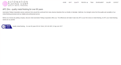 Desktop Screenshot of apczinc.com