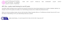Tablet Screenshot of apczinc.com
